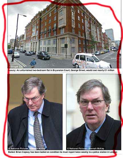 Copsey charged for £1 million leasehold fraud, as reported on Daily Mail website 