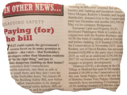 cladding Tory donors
