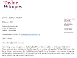 Taylor Wimpey cladding